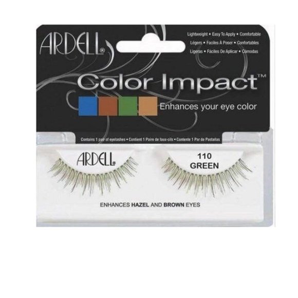 ARDELL PROFESSIONAL COLOR IMPACT 110 GREEN LASHES - Picture 1 of 1